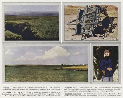 Trocy、Box of 77、Trocyのパノラマ、ネイティブオフィサー 作： Jules Gervais Courtellemont